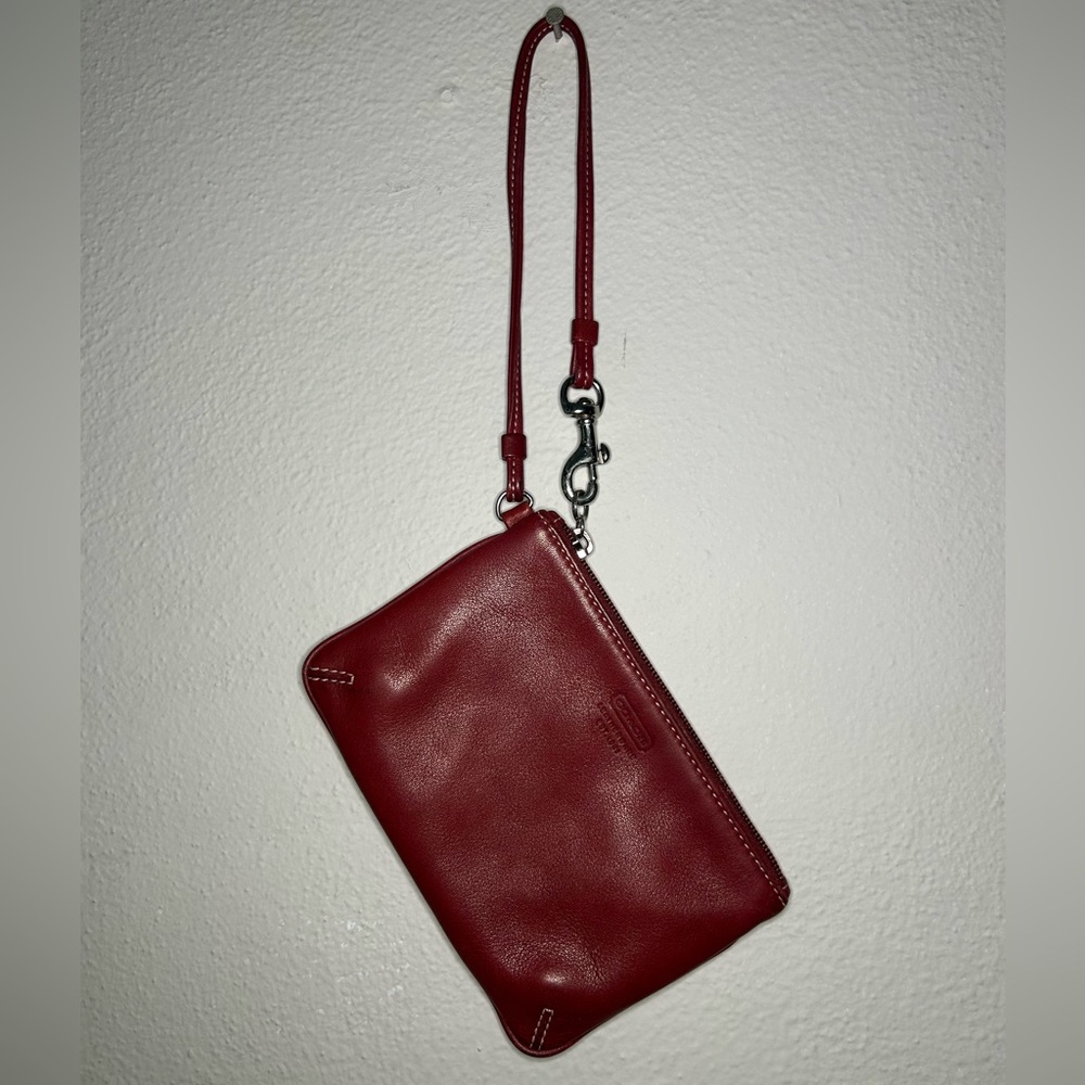 Coach Vintage Leather Erikson Wristlet